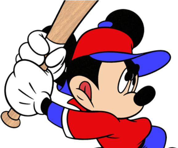 Mickey Mouse Baseball Clipart (640x480), Png Download