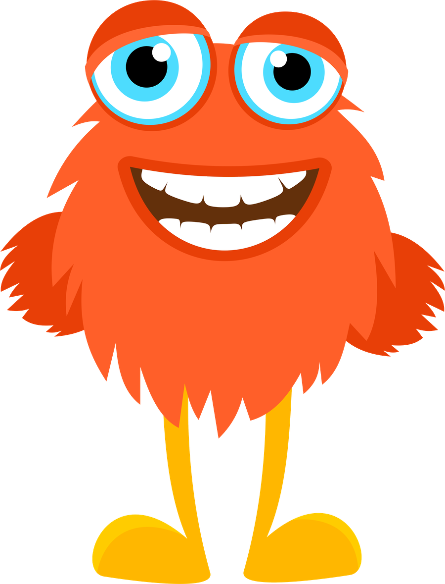 Hanger Clipart Cute - Monstrinhos Png Transparent Png (900x1179), Png Download