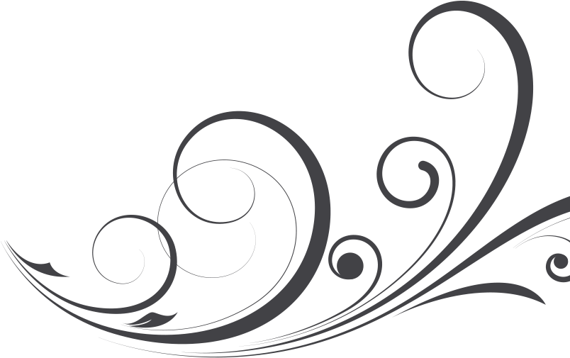 Kitley Kitley House - Elegant Wedding Swirls Png Clipart (803x514), Png Download