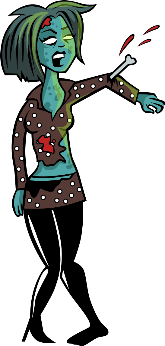 Mobile Monstrosity Zombie - Cartoon Clipart (1200x1200), Png Download