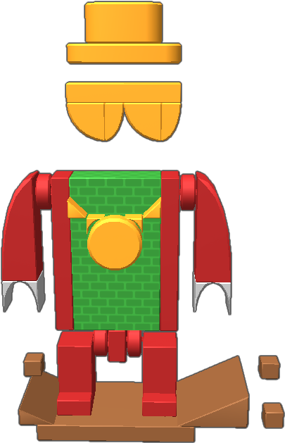 Press Up Then Down To Do Jump Slam - Cartoon Clipart (768x768), Png Download