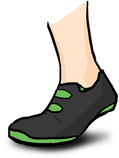 Foot Position For Double Dutch Clipart (627x600), Png Download
