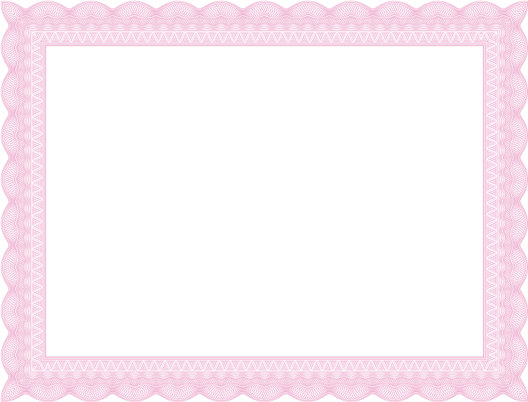 Formal Border For Certificate Clipart Best - Png Download (792x612), Png Download