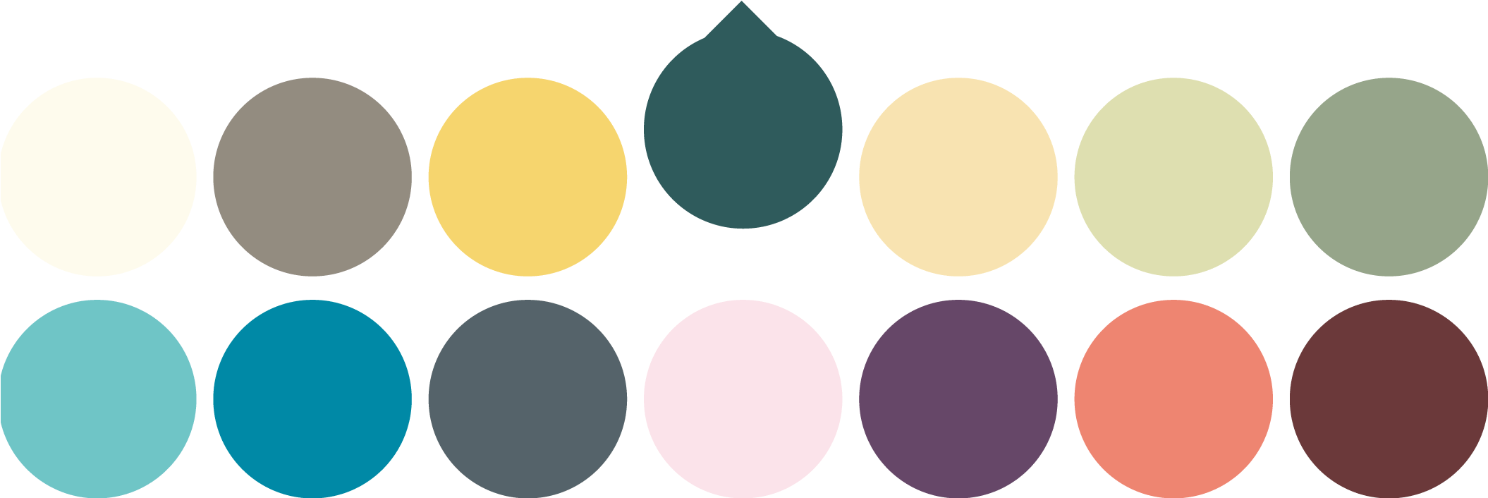 Our Fat Palette Is Rich, Diverse, And Delicious - Circle Clipart (2109x736), Png Download