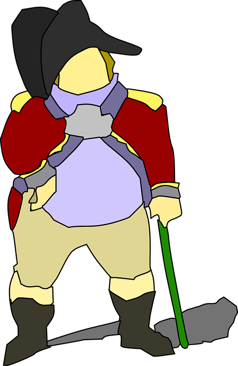 Cartoon French Soldier Clipart (469x720), Png Download