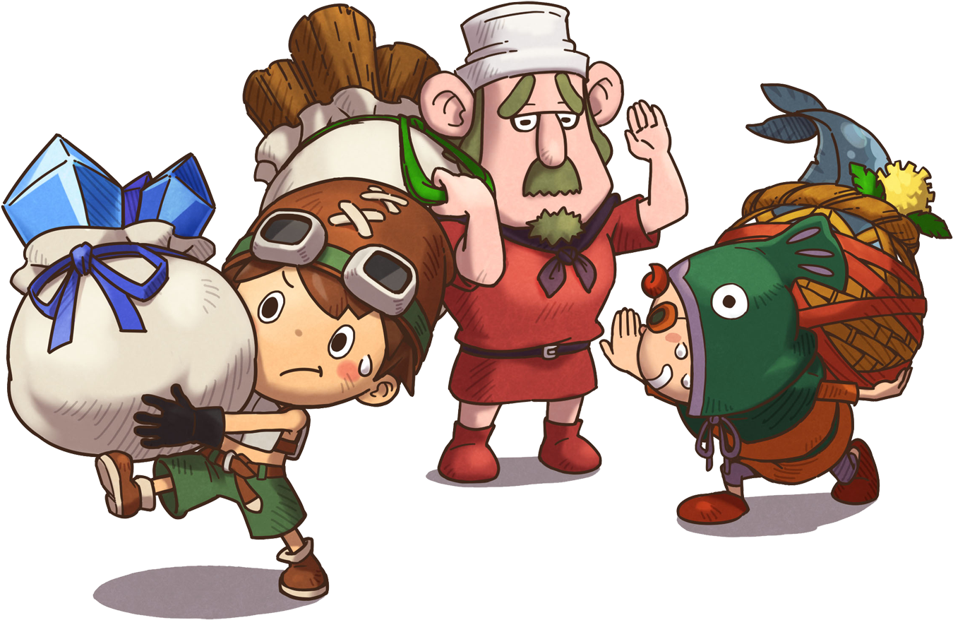 Fantasy Life Nintendo 3ds Exclusive Transparent Character - Fantasy Life Original Art Clipart (1500x975), Png Download
