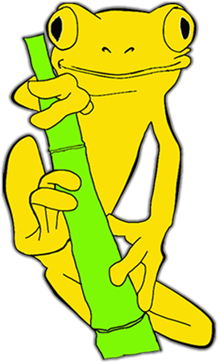 Red Eyed Tree Frog Coloring Clipart (1032x1500), Png Download