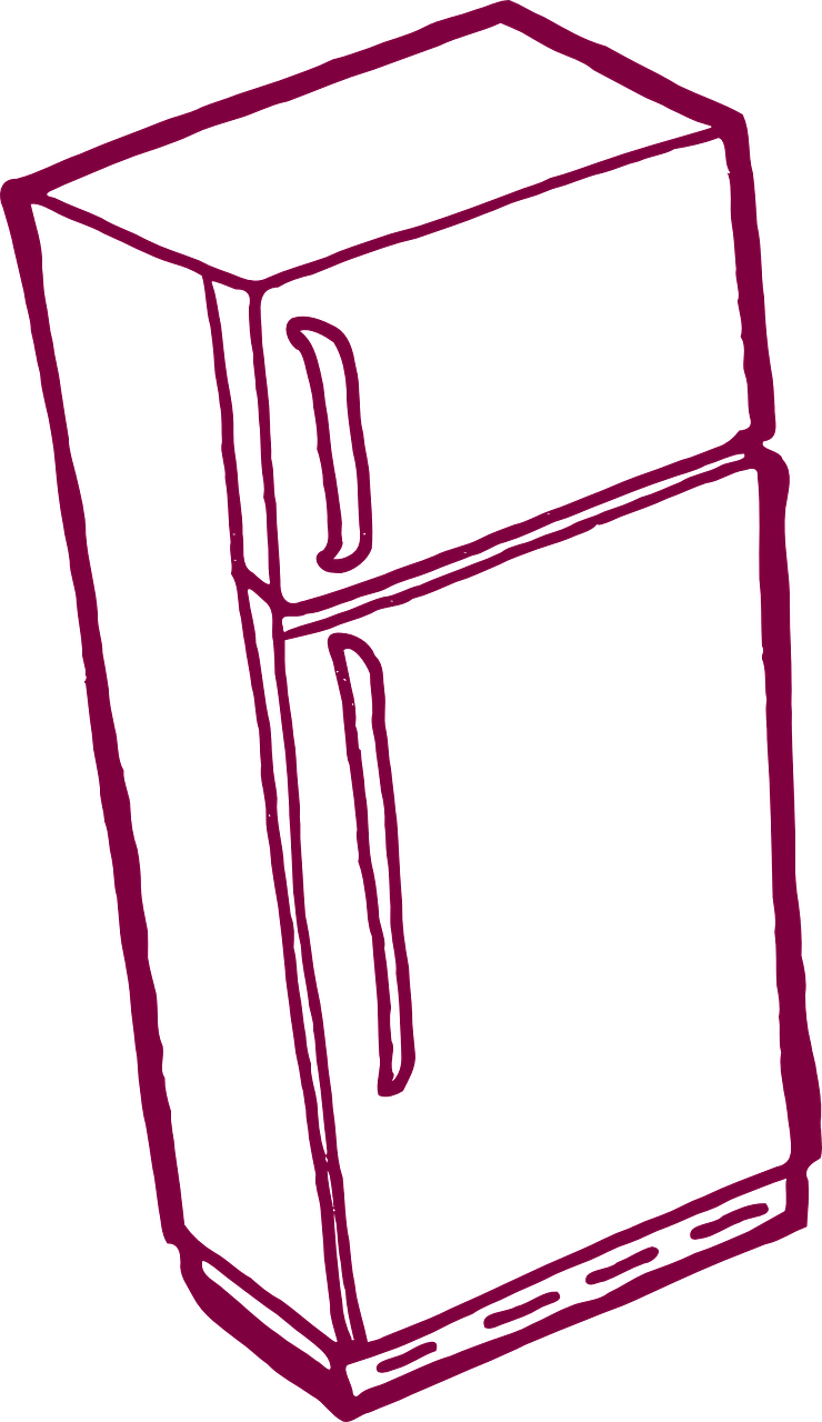 Refrigerator Clip Art - Png Download (740x1280), Png Download