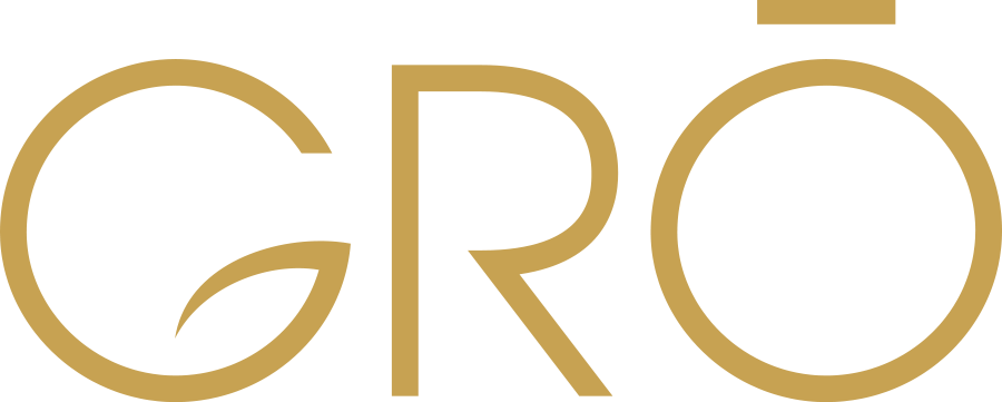 Gro Logo 900 Gro Gold - Gold Clipart (900x361), Png Download