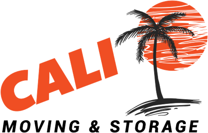 Mainpage Calimoving&storage Logo - Palm Tree In The Sunset Shower Curtain Clipart (700x448), Png Download