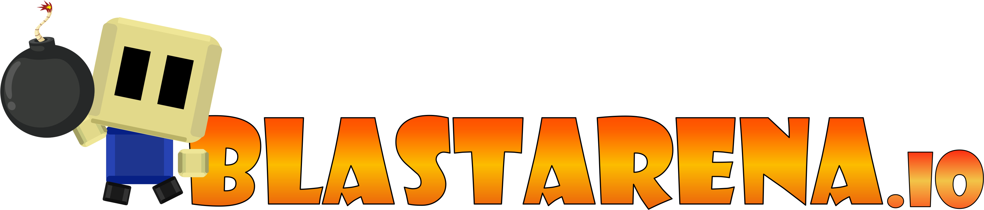 Clip Art Blastarena - Blastarena - Png Download (3451x738), Png Download