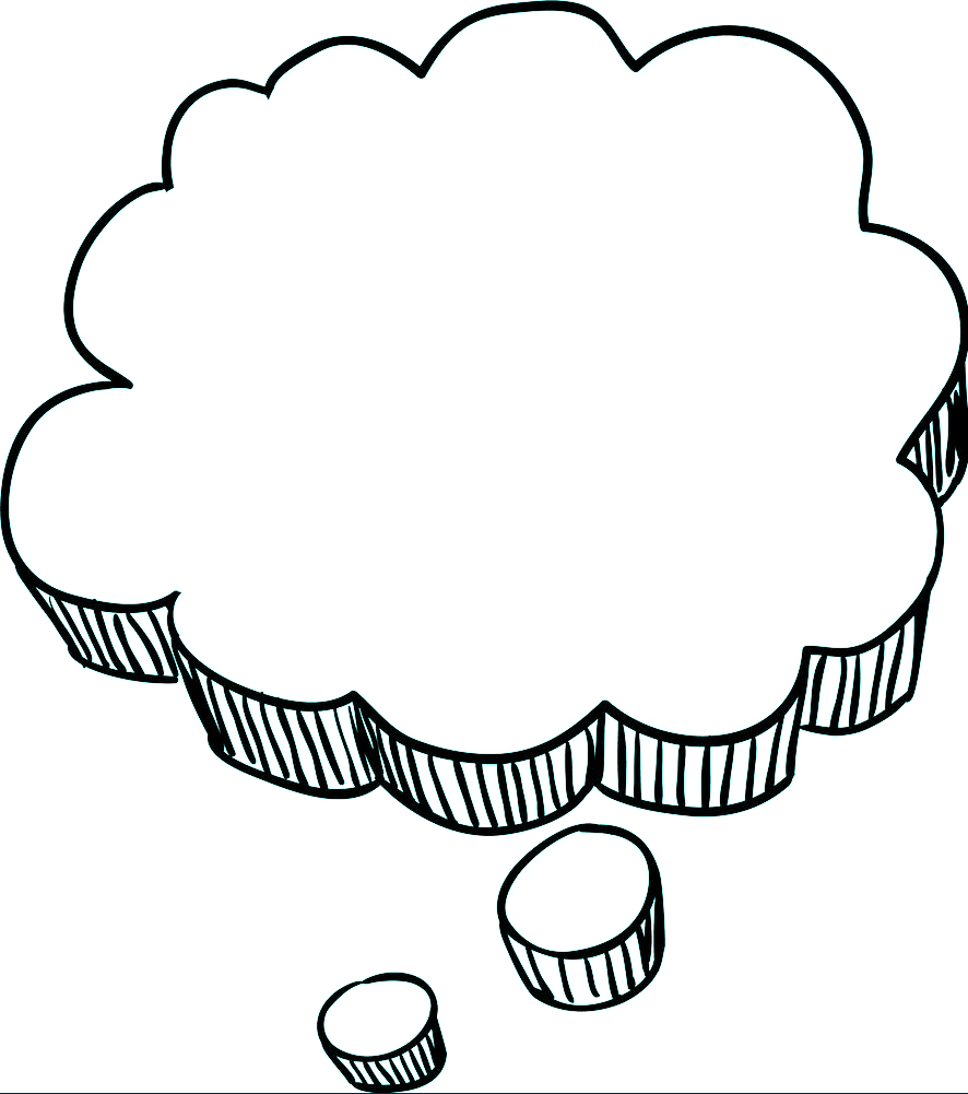 Why Order - Thought Bubble Doodle Transparent Clipart (886x1001), Png Download