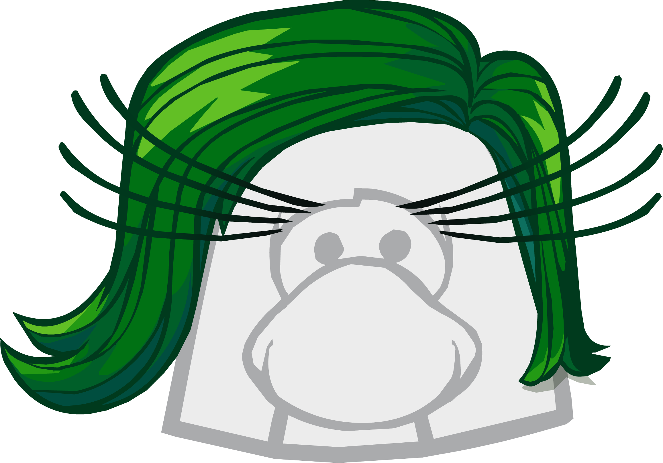 The Disgust Icon - Club Penguin Id Items Clipart (2314x1616), Png Download