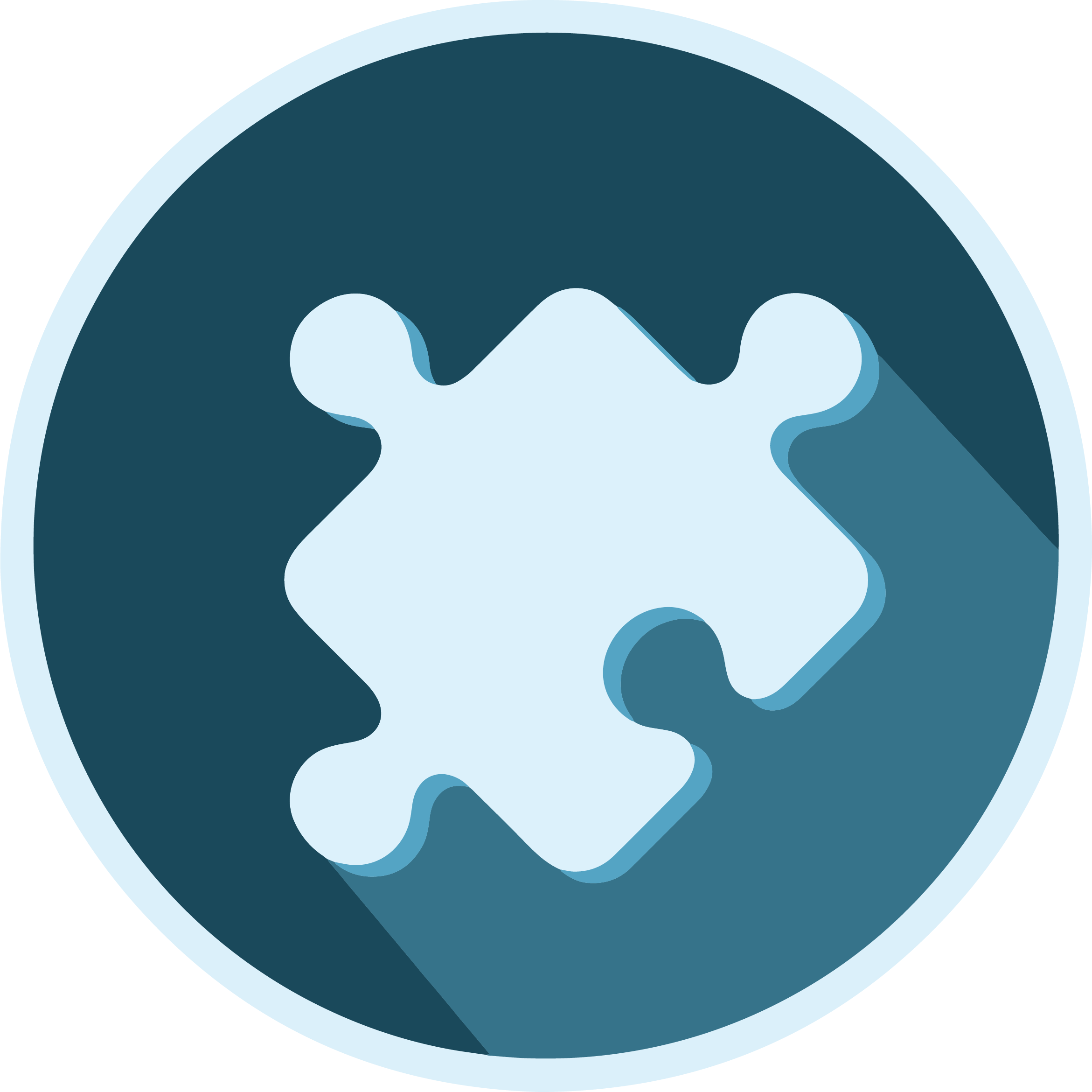 Looking Glass - Mail Icon Clipart (2341x2340), Png Download