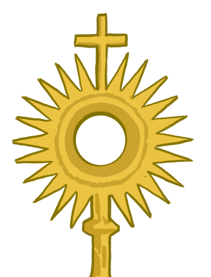 L'adoration Du Saint-sacrement A Lieu Les - Kurdistan Sun Png Clipart (913x1264), Png Download