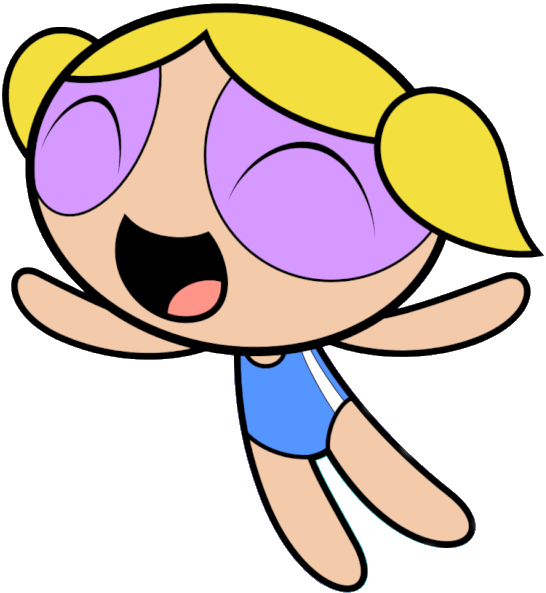 4000 Views, Thanks A Bunch Guys On Making This Blog - Swimsuit Powerpuff Girls Bubbles Clipart (546x593), Png Download