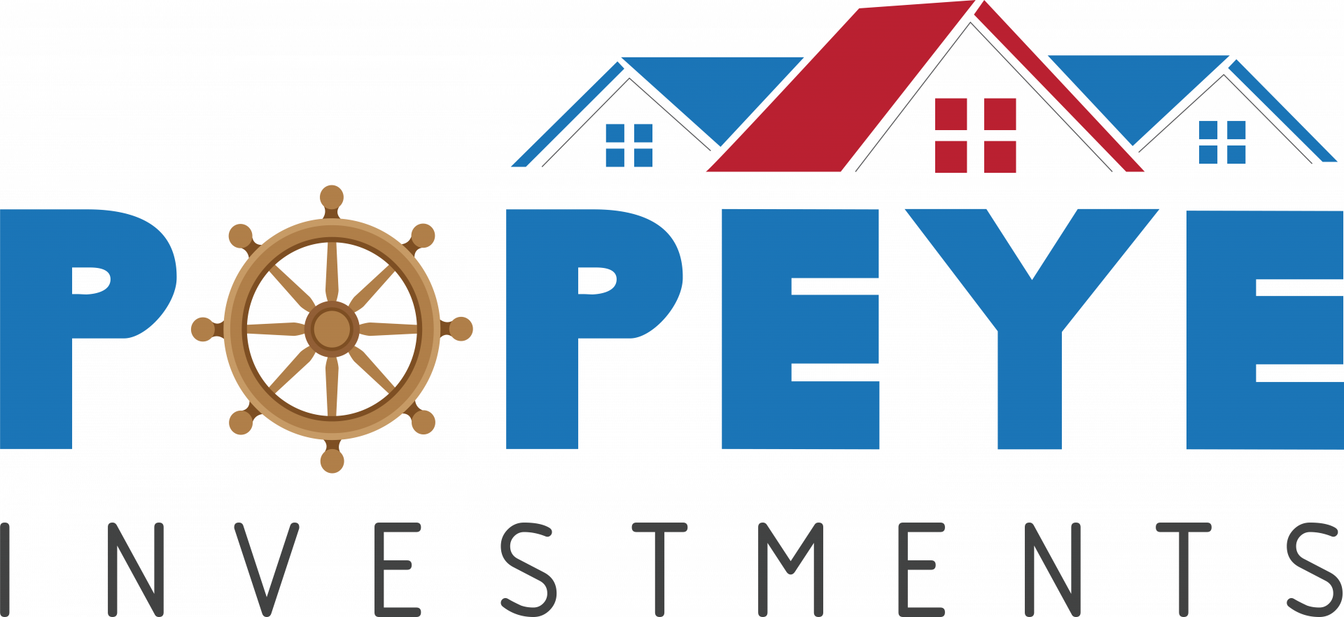 Popeye Investments Logo - House Clipart (1920x882), Png Download