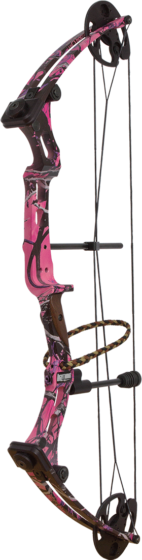 Pink Lightning - Parker Lightning Outfitter Compound-bow Package Pink Clipart (486x1200), Png Download