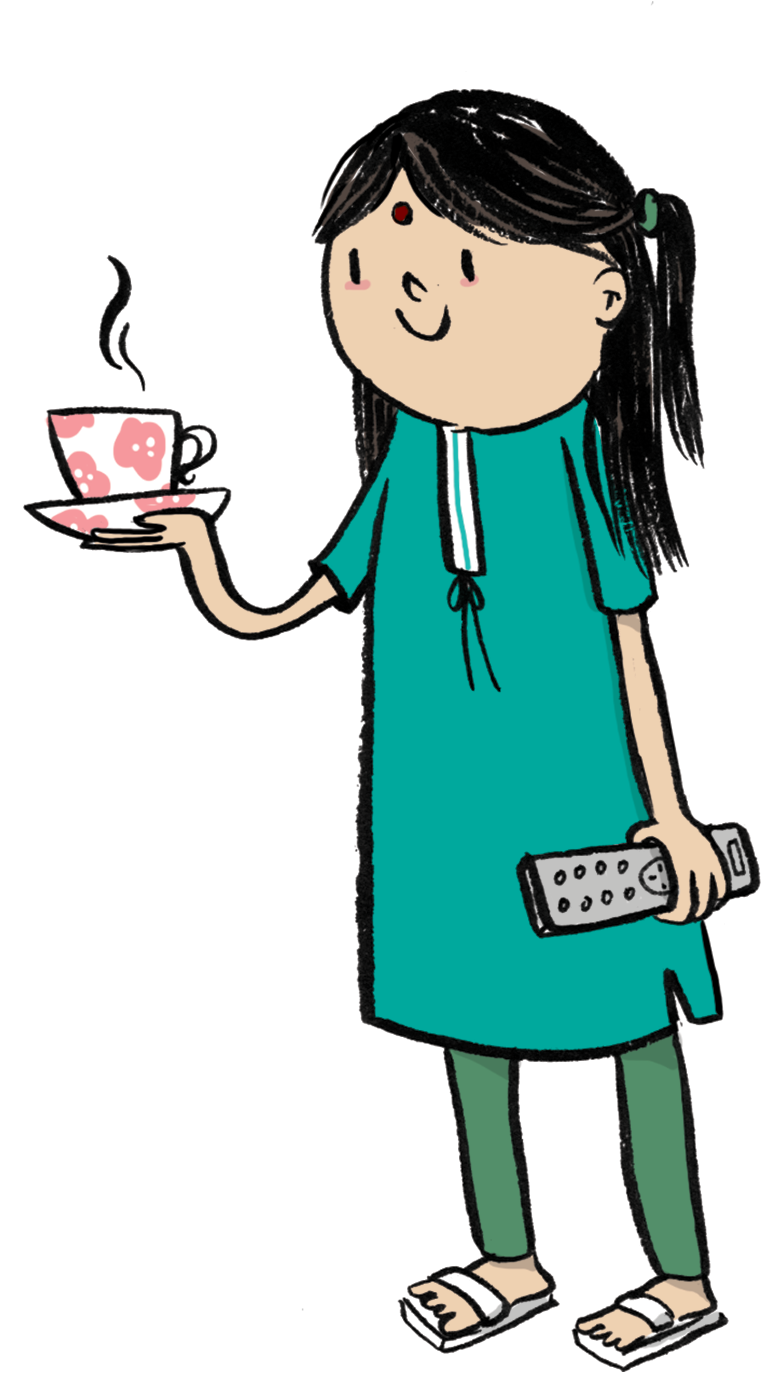 Jolly Jasmine - Cartoon Clipart (818x2030), Png Download