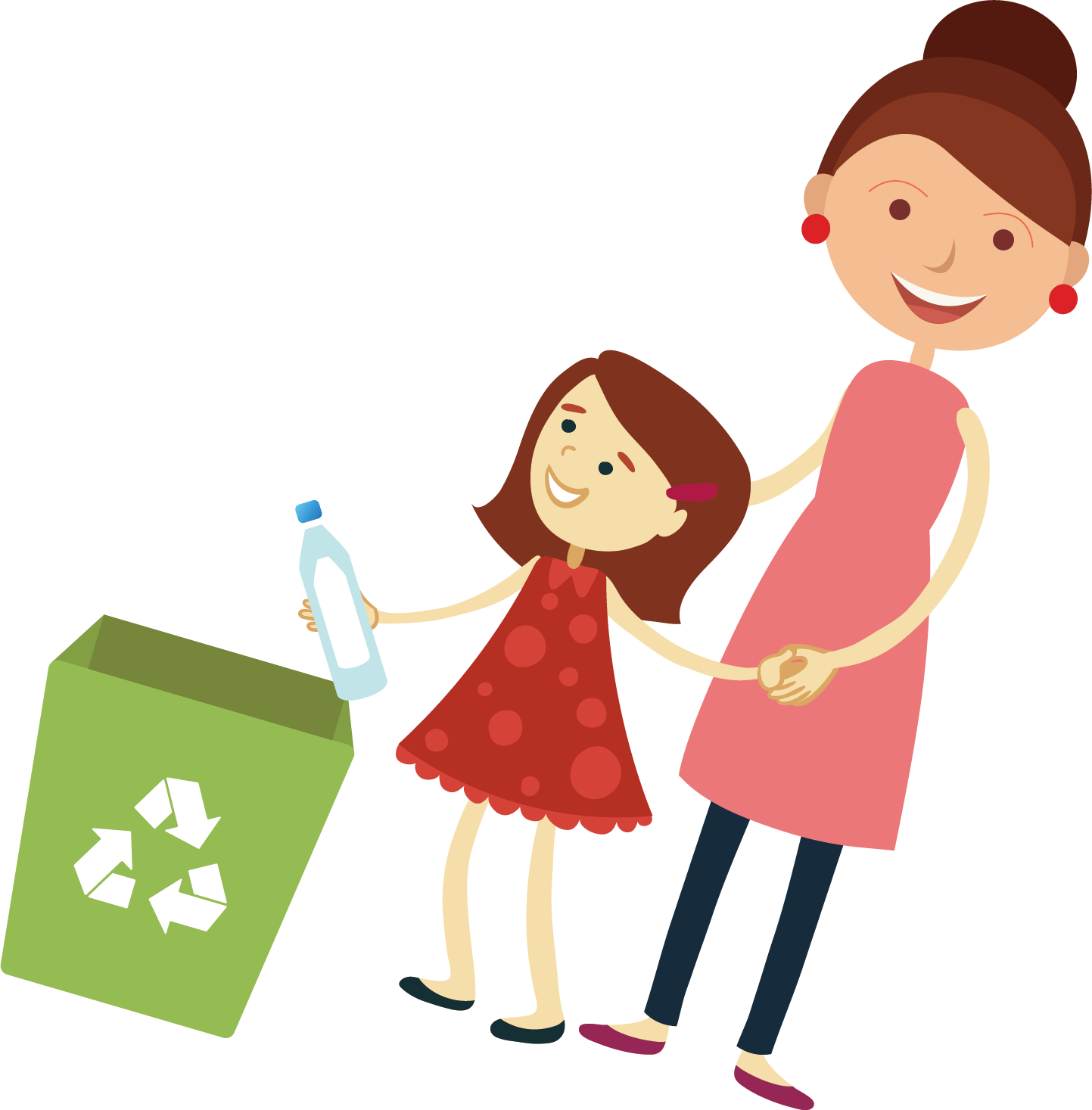 扔垃圾卡通人物图标元素 1443 X - 丟 垃圾 卡通 Clipart (1443x1467), Png Download