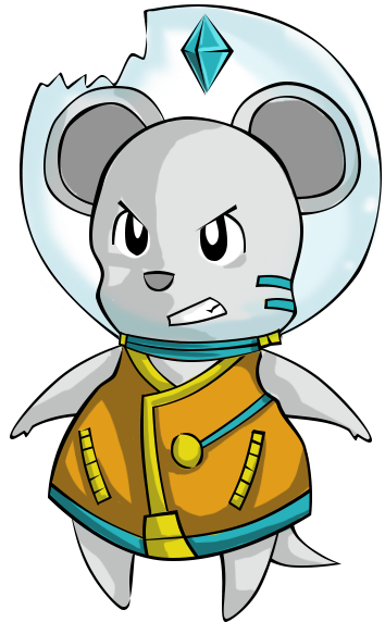A Cute Mouse Summon, Sir Cake - Cartoon Clipart (529x625), Png Download