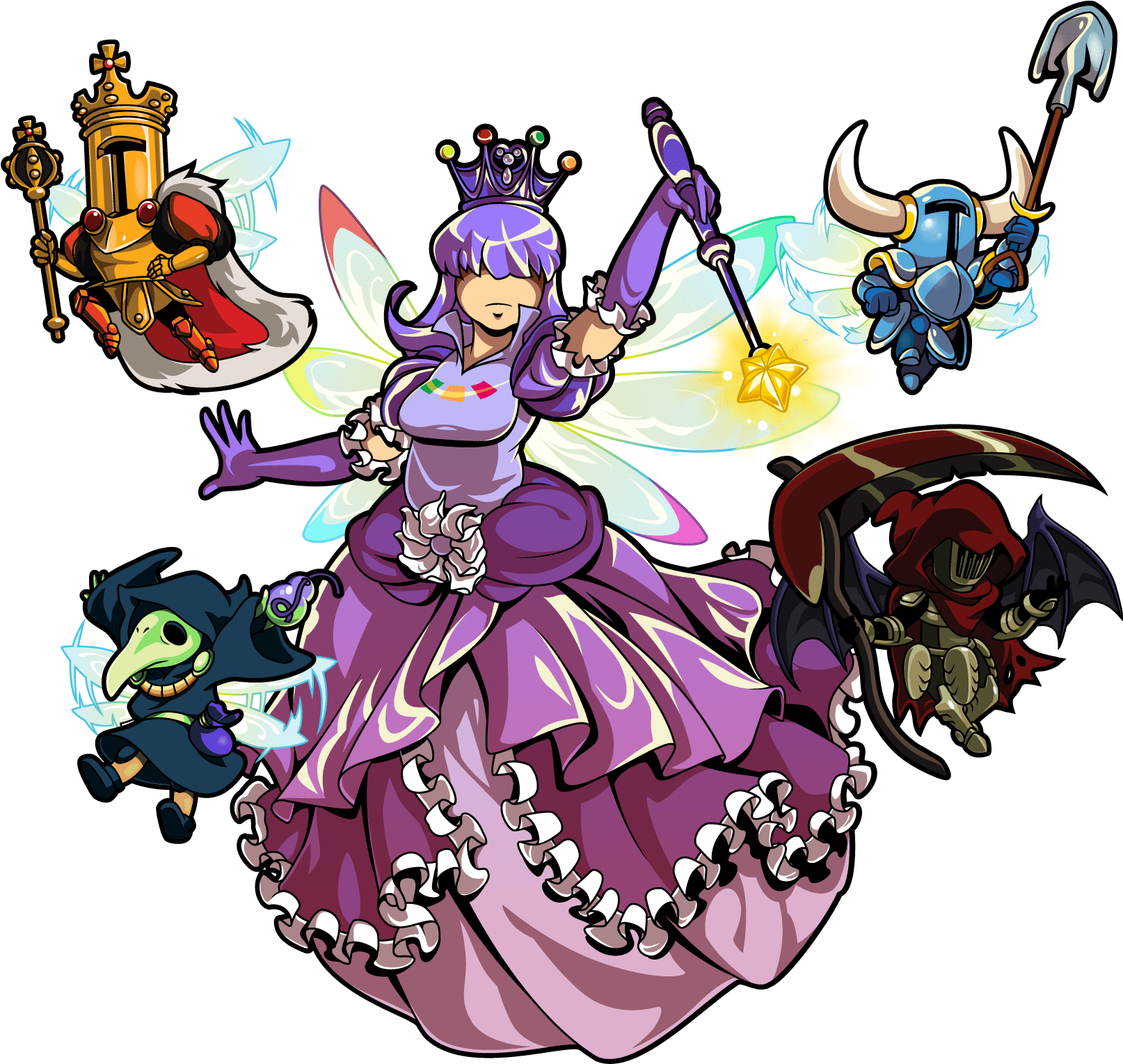 Yacht Club Games On Twitter - Enchantress Shovel Knight Clipart (1200x1152), Png Download