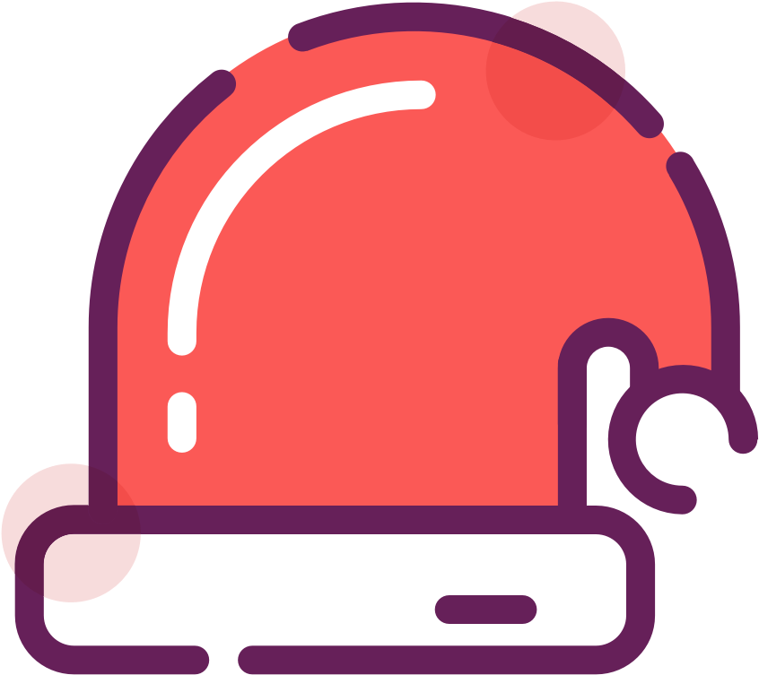 Santa Hat Clip Art - Icon - Png Download (1920x1280), Png Download