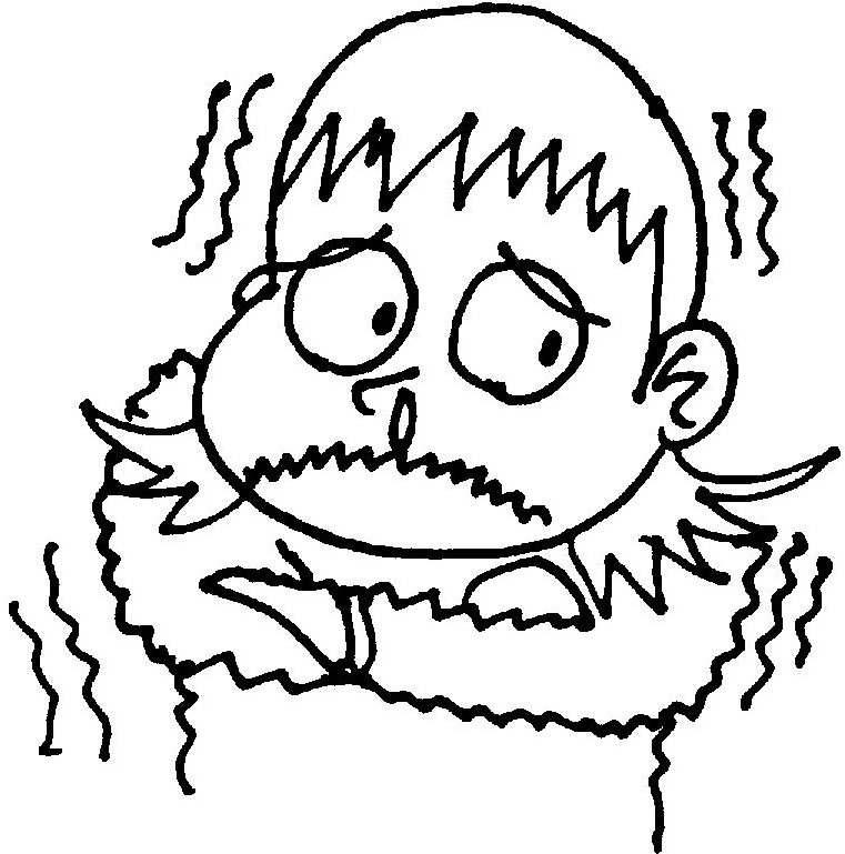 Cold Clipart Black And White - Ability To Respond To Environment - Png Download (834x833), Png Download