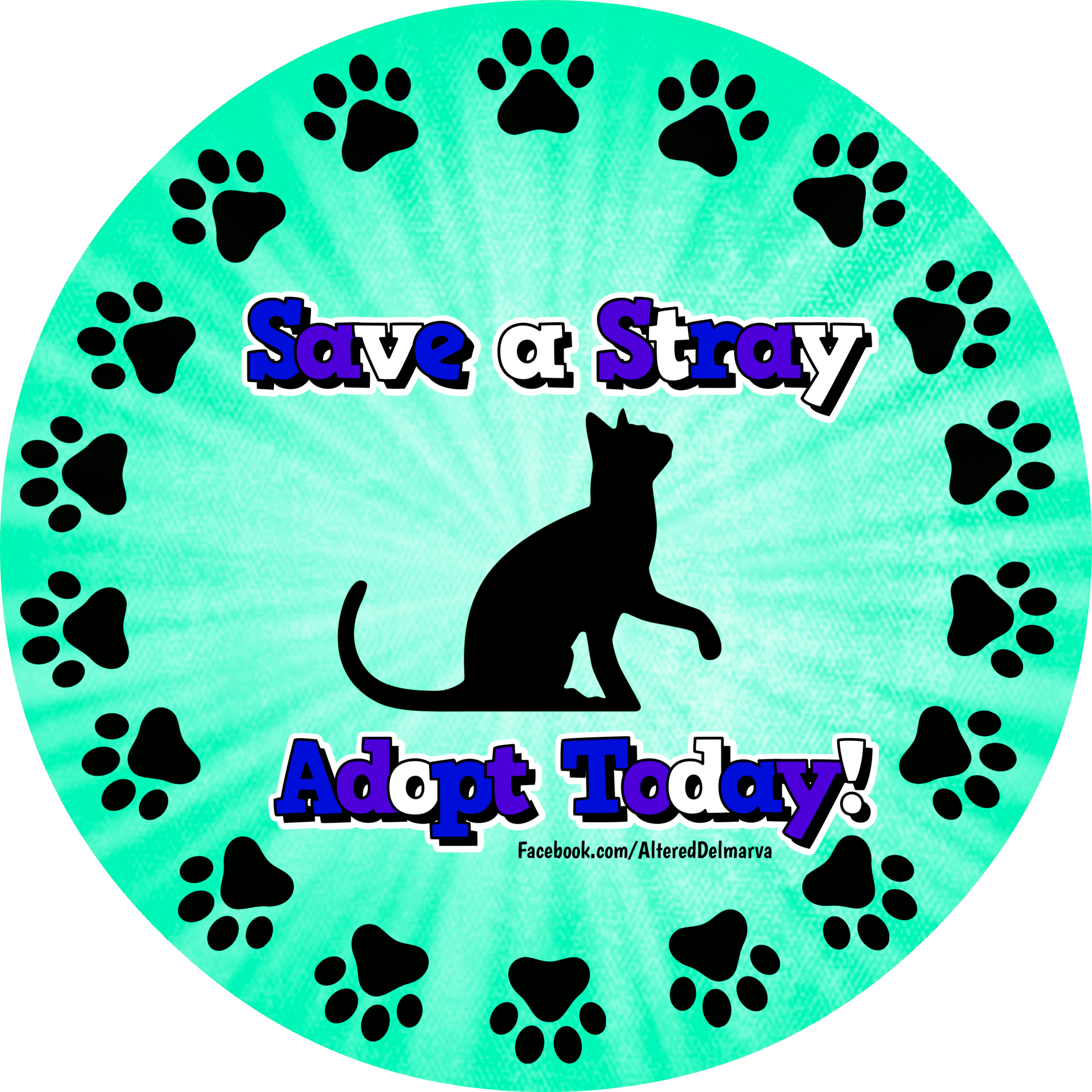 Pre-owned Cats Are Awesome Adopt Your Next Friend From - Custom Cat Sitting Pillow Case Clipart (2499x2499), Png Download