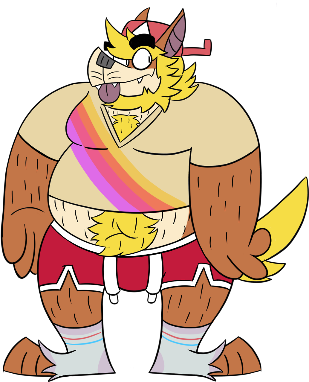 “@mcthundergoose I Drew The Big Musky Boi 🐶💦 ” - Cartoon Clipart (1280x1280), Png Download