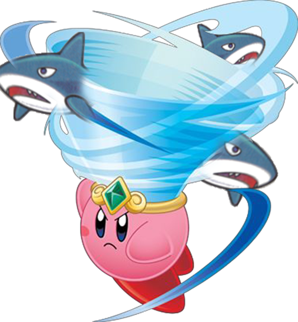 31 May - Sharknado Kirby Clipart (1024x1103), Png Download