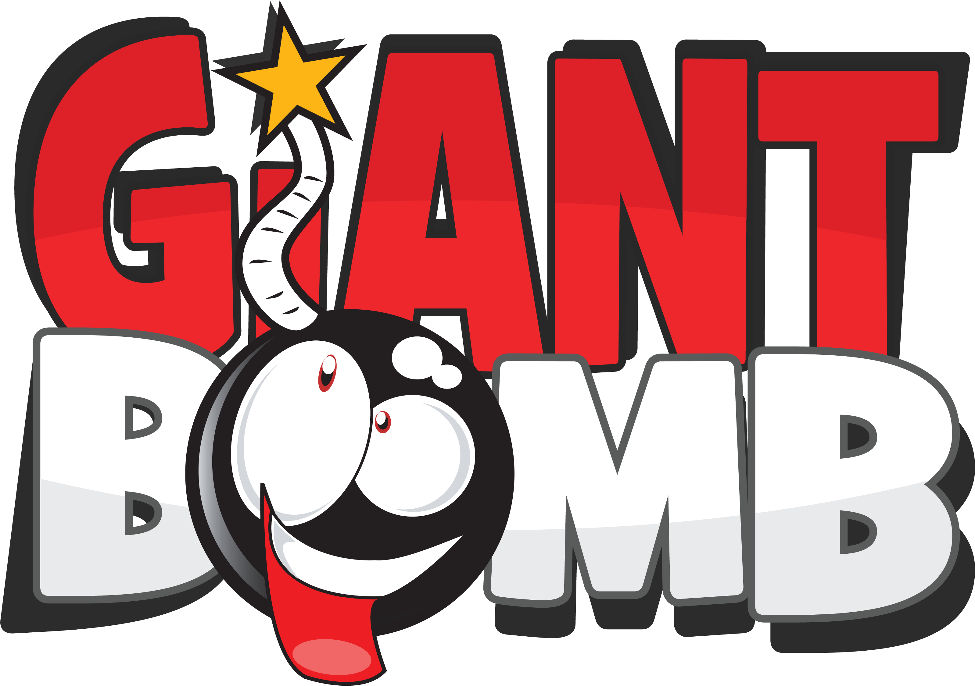 "achtung Brad And Dan Take Up Arms To Keep The Hipster - Giant Bomb Logo Png Clipart (3400x2400), Png Download