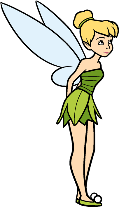 Tinker Bell - Drawing Clipart (425x726), Png Download