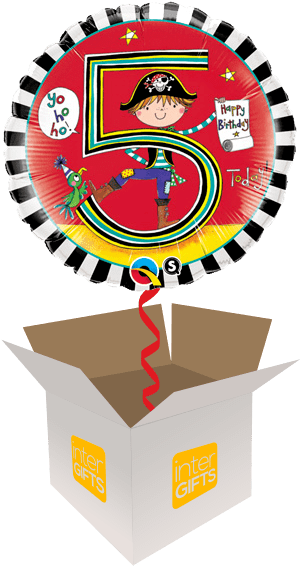 5th Birthday Black Stripe Pirate - Great American Cookies Christmas Clipart (568x568), Png Download