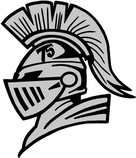 75th Black Knights - Mcneel Intermediate School Helmet Clipart (683x683), Png Download