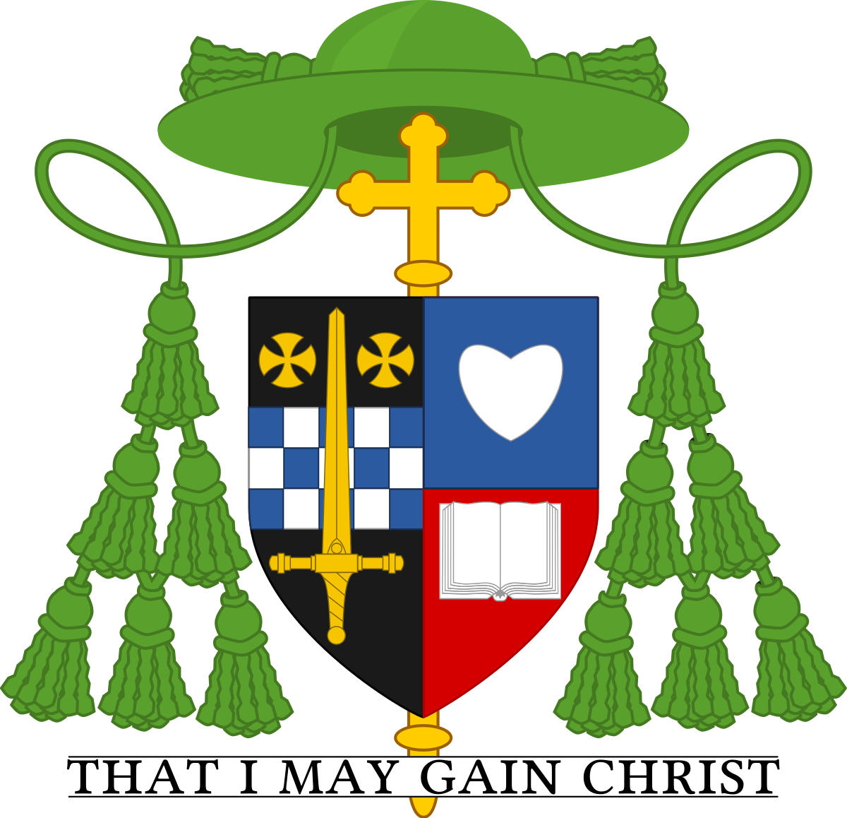Coat Of Arms Cardinal Wuerl Clipart (1200x1158), Png Download