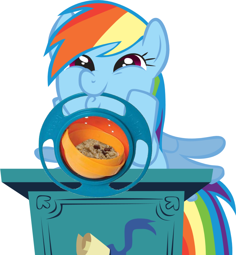 Grandilfromponychan, Dashface, Gyro Bowl, Rainbow Dash, - Rainbow Dash Funny Face Clipart (772x835), Png Download