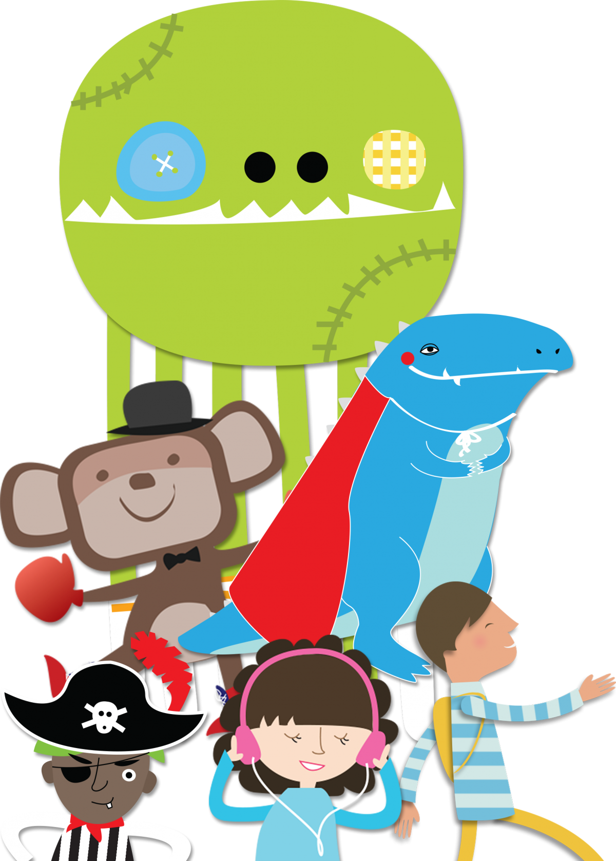 My Story Playtime - Cartoon Clipart (1200x1676), Png Download