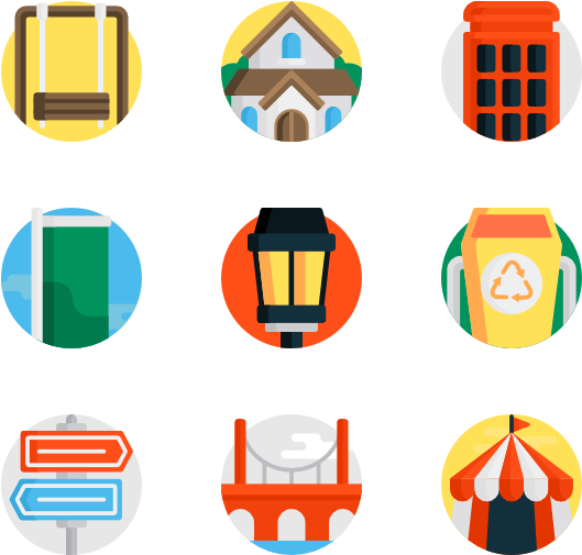 City Life Clipart (600x564), Png Download
