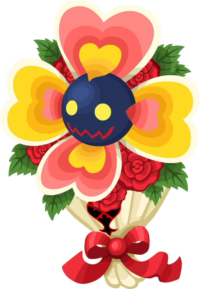 Creeper Bouquet Khx - Flower Bouquet Clipart (695x1002), Png Download