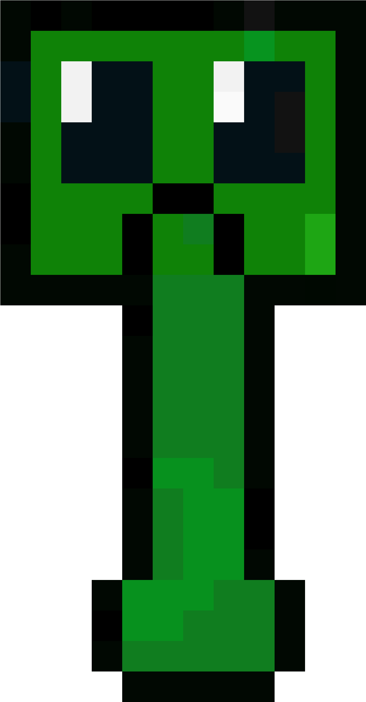 Creeper - Cross Clipart (1900x2500), Png Download