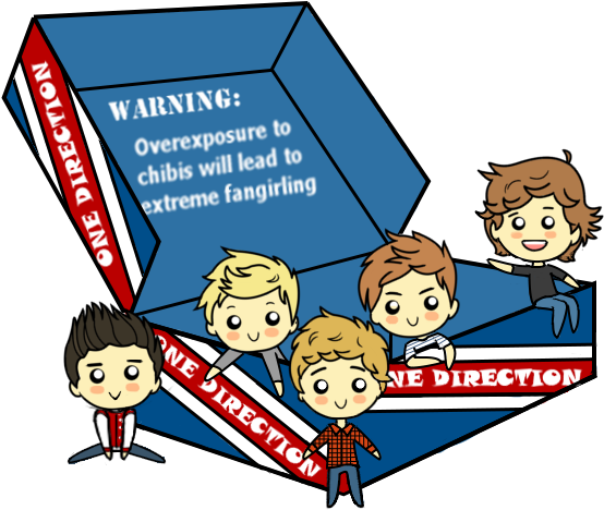 Box Boys 1d Funny - Cartoon Clipart (604x600), Png Download
