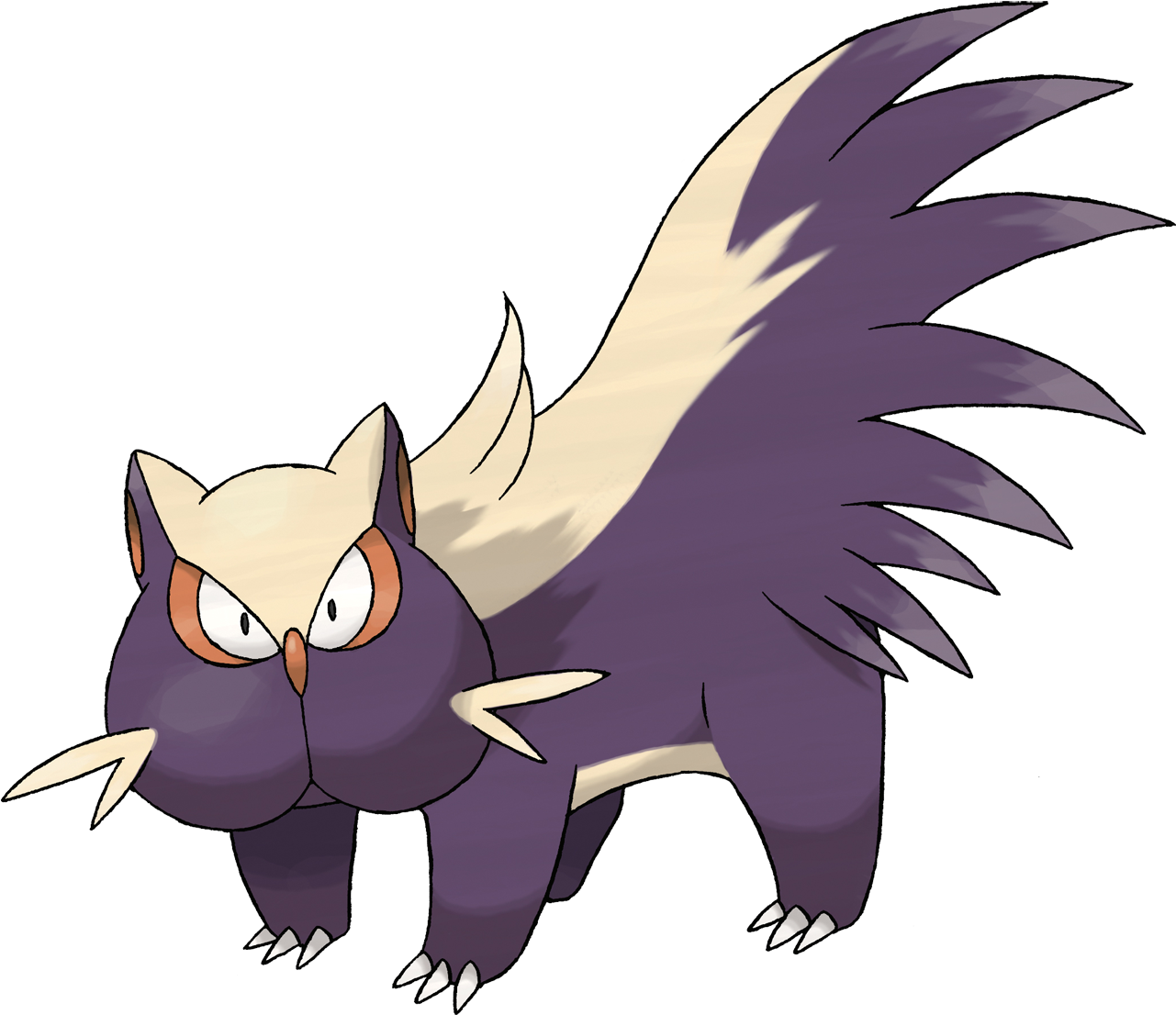 434stunky - Stunky Pokemon Go Clipart (1280x1280), Png Download