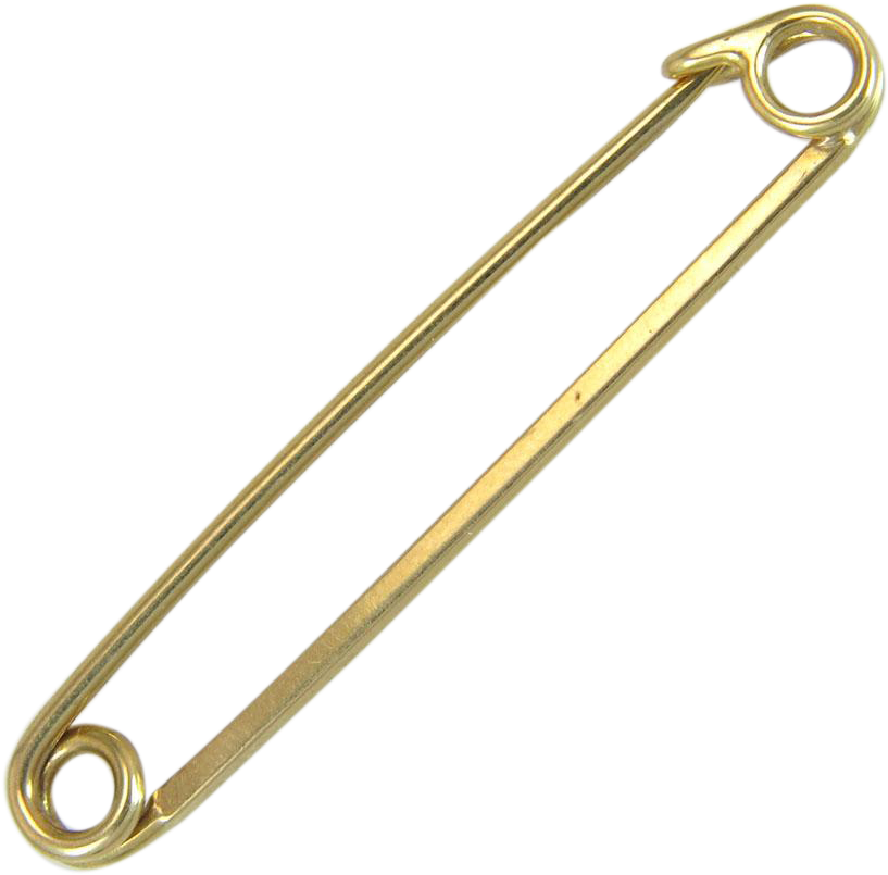 Vintage Estate 14k Yellow Gold High Polish Collar Pin - Marking Tools Clipart (816x816), Png Download