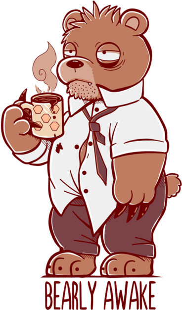 Barely Awake Clipart (800x693), Png Download