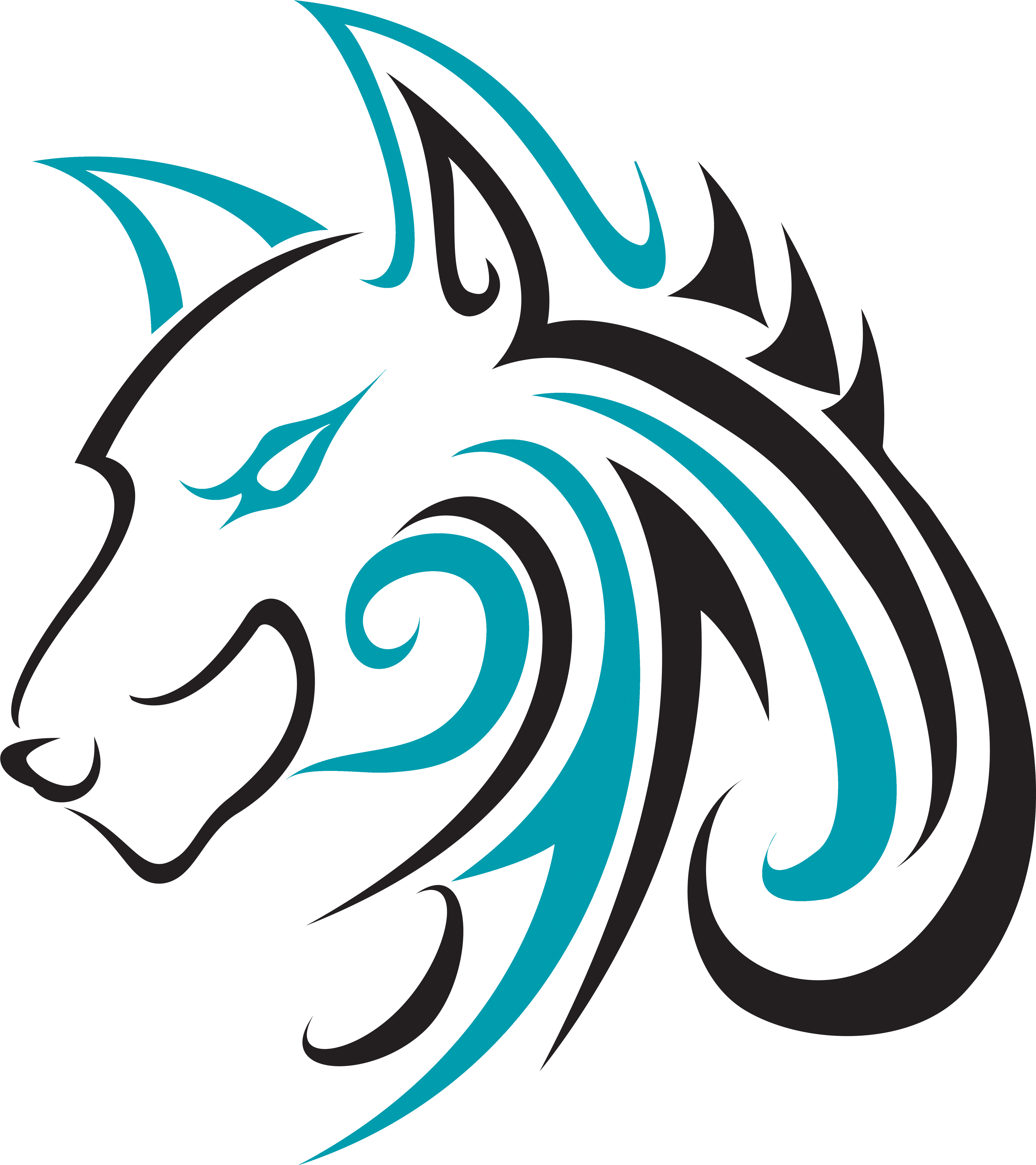 Holley's Artist Shop - Wolf Clipart (4500x5400), Png Download