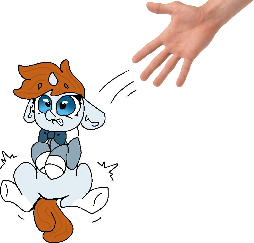 Nootaz, Hand, Oc, Oc - Cartoon Clipart (985x941), Png Download