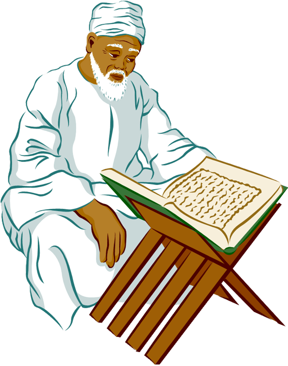 Person Islamic Clipart - Qur An Clip Art - Png Download (600x748), Png Download