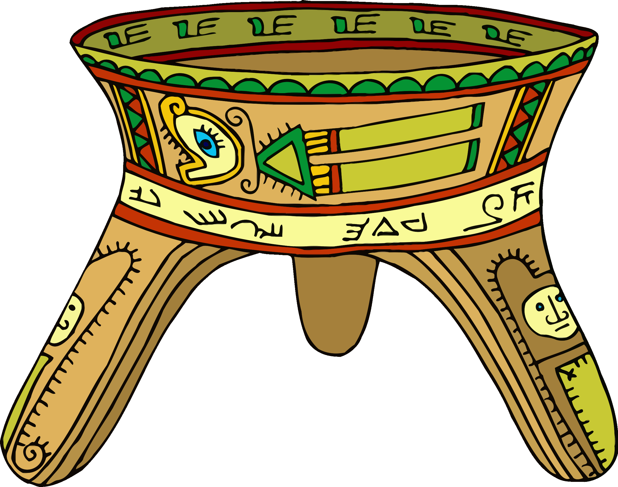 Stool Cliparts 5, Buy Clip Art - Bowl, 4" - Png Download (2400x1893), Png Download