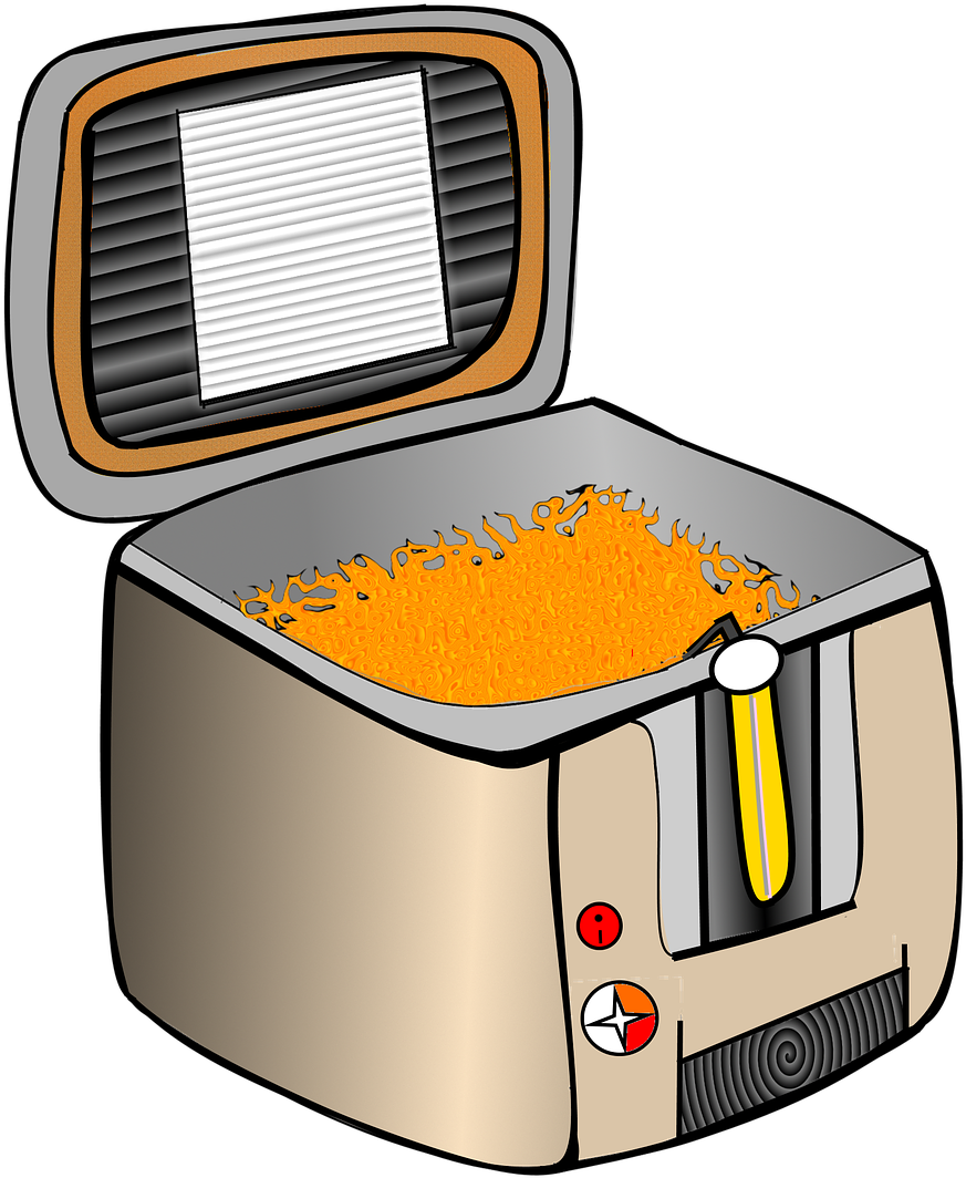 8 Reasons I Hate My Deep Fat Fryer - Deep Fryer Clipart (798x720), Png Download